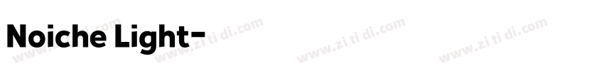 Noiche Light字体转换
